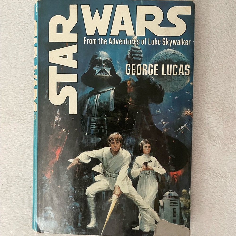 Star Wars From The Adventures Of Luke Skywalker 1st Edition Hard Cover 1976